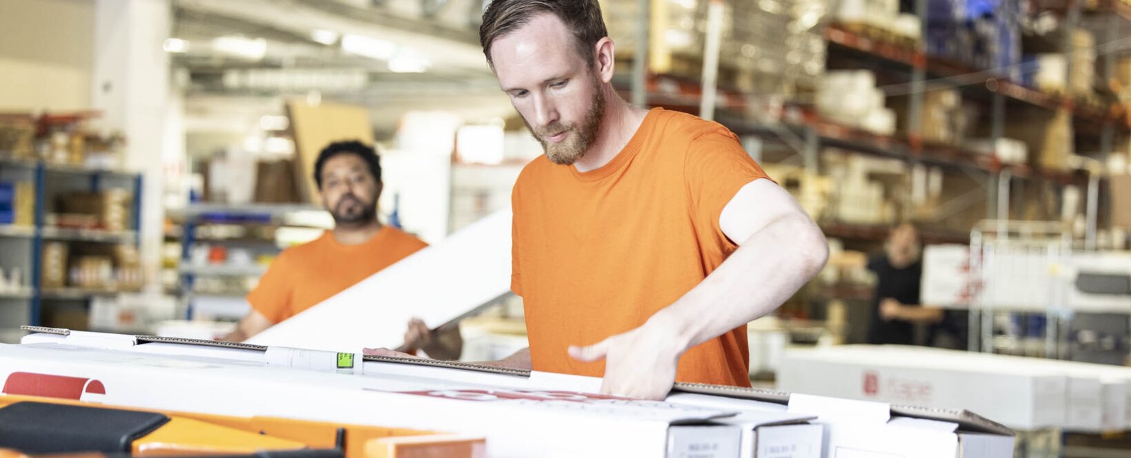 warehouse staff packing boxes | © Scandraft AB