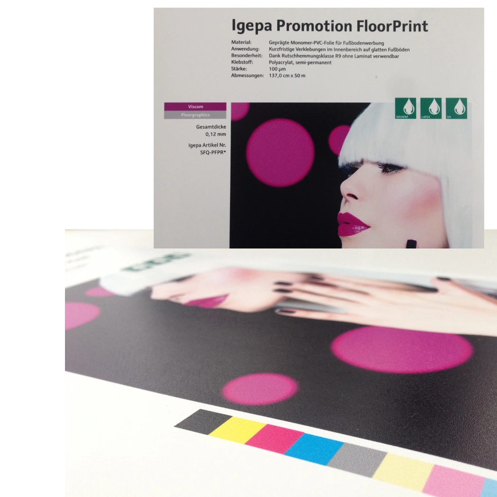 IGEPA Promotion FloorPrint R9 | Slip-Resistant Indoor Floor Vinyl ...